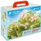 Set Gama Construct Mini, Walachia, Pentru construit masini, animale si alte modele, 44 piese din lemn
