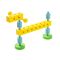 Set Gama Construct Mini, Walachia, Pentru construit masini, animale si alte modele, 44 piese din lemn