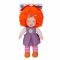 Papusa Rainbow Dolls, Dollz n More, cu par portocaliu, 45 cm
