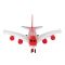 Avion de pasageri cu telecomanda, Suncon, Rosu, 23 cm