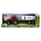 Tractor rosu cu cisterna, cu lumini si sunete, Maxx Wheels, 44 cm