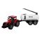 Tractor rosu cu cisterna, cu lumini si sunete, Maxx Wheels, 44 cm