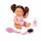 Papusa Nil cu par brunet, Dollz n More, cu rucsac si accesorii, 23 cm
