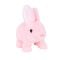 Jucarie de plus interactiva, Puffy Friends, Iepuras cu casuta, Roz