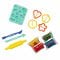 Set de modelare cu diverse forme, Crafy, 12 piese