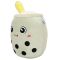 Jucarie de plus, Puffy Friends, Cana cu pai, Verde, 35 cm