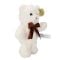 Ursulet de plus cu funda, Puffy Friends, Alb, 20 cm