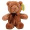 Ursulet de plus cu funda, Puffy Friends, Maro, 20 cm