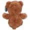 Ursulet de plus cu funda, Puffy Friends, Maro, 20 cm