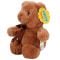 Ursulet de plus cu funda, Puffy Friends, Maro, 20 cm