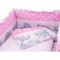 Lenjerie Mykids Teddy Hug Roz, M1, 4 piese, 120x60 cm