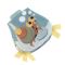 Jucarie de plus 2 in 1, Fisher Price, Vidra Rockin Tummy Time, HXG96