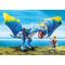 Set figurine Playmobil Dragons - Astrid si Stormfly (9247)