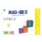 Set magnetic Magbrix, Magblox, 24 piese patrate
