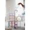 Set magnetic de constructie, Magblox, Circuit cu bile pastel, Magbrix Marble Run, 98 piese
