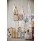 Set magnetic de constructie, Magblox, Circuit cu bile pastel, Magbrix Marble Run, 98 piese