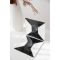 Set de constructie cu piese magnetice, Magblox, Monocrom, 92 piese