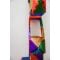 Set magnetic de constructie, Magblox, Magbrix, 66 piese translucide