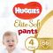 Scutece Huggies Chilotel Elite Soft Pants Giga, nr 4, 9-14 kg, 56 buc