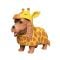 Mini figurina, Dress Your Puppy, Cocker Spaniel in costum de girafa, S2