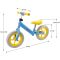 Bicicleta fara pedale pentru copii, Action One, Happy Baby, 12 inch, Bleu, Galben