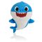 Jucarie de plus Baby Shark - Rechin, Albastru, 16 cm
