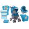 Carucior 2 in 1 LORELLI CLASSIC Foxy -  Blue Adventure
