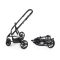 Carucior 3 in 1 Kinderkraft - Trend Purple