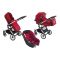 Carucior 3 in 1 Pali Trio Ghibli - Red Fruit