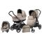 Carucior 3 in 1 Peg Perego Book Plus PopUp, Cream