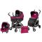 Carucior 3 in 1 Peg Perego Book Plus S PopUp, Fleur