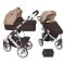 Carucior copii 2 in 1 Lorelli Premium Monza 3 - Brown & Beige