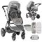 Carucior Lorelli Sistem 2 in 1 Aurora Grey Travelling