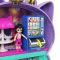 Set de joaca cu 2 papusi si 12 accesorii Polly Pocket Sushi Shop Cat, HCG21