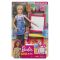 Set de joaca Barbie, Profesoara de desen, GJM29