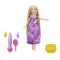Set papusa Rapunzel cu accesorii de par Disney Princess