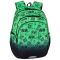 Ghiozdan cu 3 compartimente, Coolpack, Jerry, Game Over, Verde