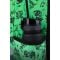 Ghiozdan cu 3 compartimente, Coolpack, Jerry, Game Over, Verde