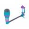 Microfon Zuru Tube Superstar cu selfiestick