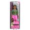 Papusa Barbie, Fashionista, 144, Neon Leopard Shirt, GYB00 