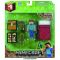 Figurina Minecraft cu accesorii Overworld - Survival Pack