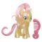 Figurina My Little Pony Friendship is Magic - Fluttershy cu pieptene