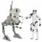 Figurina Star Wars The Force Awakens - Sergentul Riot si Robotul de atac