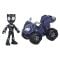 Figurina cu vehicul, Spiderman, Spidey and his Amazing Friends, Black Panther