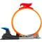 Set de joaca cu masinuta de curse, Hot Wheels, Loop Star, FWM88