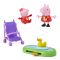 Set de joaca cu 2 figurine si accesorii, Peppa Pig si Evie, Park Fun, G0528