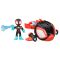 Figurina cu vehicul, Spidey and his Amazing Friends, Water-Webs Spin Dolphin, G1465
