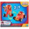 Set 2in1 figurina cu vehicul, Marvel, Iron Man And His Awesome Friends, Iron Man, G1474