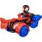 Figurina cu vehicul, Spidey and his Amazing Friends, Miles Spin Morales Techno-Racer, G2460