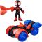 Figurina cu vehicul, Spidey and his Amazing Friends, Miles Spin Morales Techno-Racer, G2460